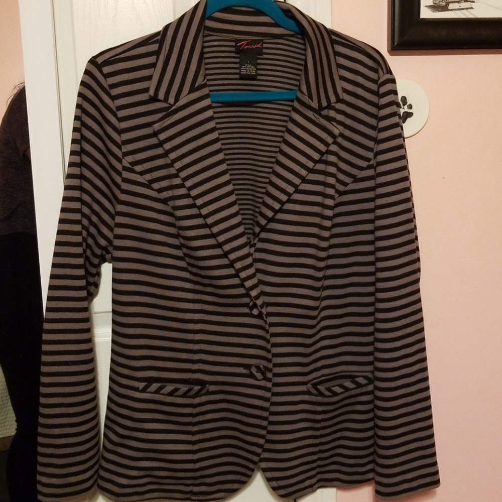 Stripped blazer